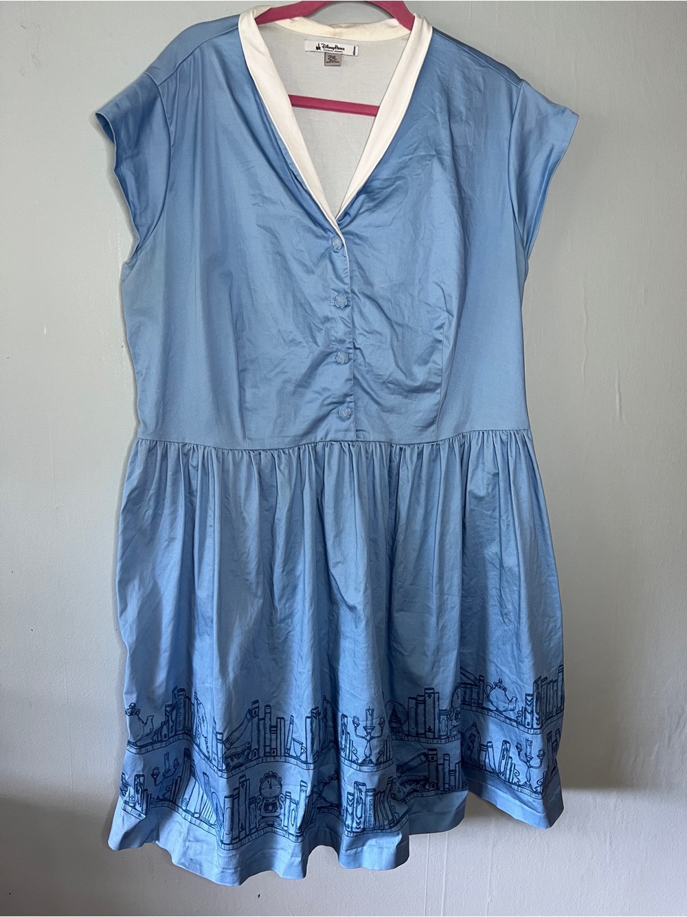 Disney Parks Fit-and-flare Beauty and the Beast Rare Dress-2XL